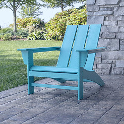 Amazon.com: Modern Adirondack Chair (Slate Grey) : Patio, Lawn & Garden